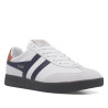Zapatillas deportivas Gola cyclone leather white con moody orange para hombre