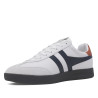 Zapatillas deportivas Gola cyclone leather white con moody orange para hombre
