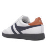 Zapatillas deportivas Gola cyclone leather white con moody orange para hombre