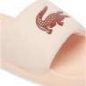 Xancles Lacoste serve slide 1.0 pink amb burgundy per a dona
