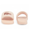 Chanclas Lacoste serve slide 1.0 pink con burgundy para mujer