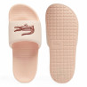 Xancles Lacoste serve slide 1.0 pink amb burgundy per a dona