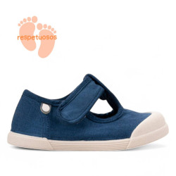 Zapatillas lona Igor azules estilo pepito respetuosas