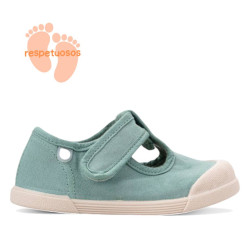 Zapatillas lona Igor matcha estilo pepito respetuosas