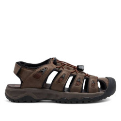 Sandalias Gioseppo pontianac marrones estilo cangrejera - Querol online