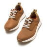 Sabates sport Mustang tady marrons amb detalls en tons sorra