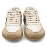 Zapatillas deportivas Mustang free miami beige con detalles verdes barefoot
