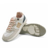 Zapatillas urban Mustang free apolo beige con detalles azules barefoot