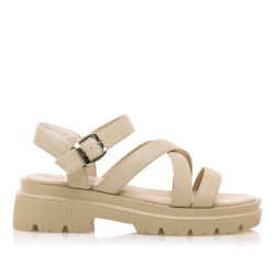 SANDALIAS DE MUJER MUSTANG ZURI BEIGE 51891 60273 - Querol online