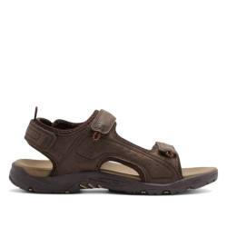 Sandàlies Gioseppo erico marrons amb triple velcro - Querol online