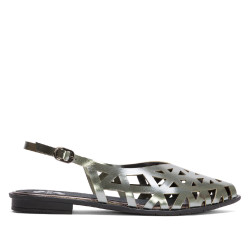 BAILARINAS PLANAS PLOMO RINA PORRONET - Querol online