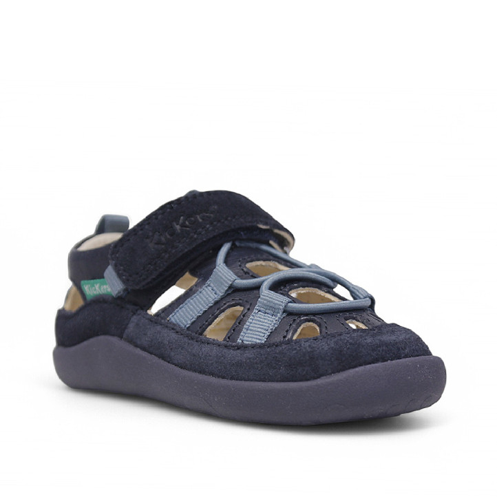 sandàlies Kickers frony marine estil sandàlia de riu de pell i respectuoses - Querol online