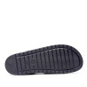 Sandalias Walk & Fly negras tipo bio con doble pala con hebillas