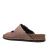 Sandalias Walk & Fly marrones tipo bio con doble pala con hebillas