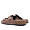 Sandalias Walk & Fly marrones tipo bio con doble pala con hebillas