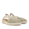 Espardenyes planes Redlove kakis tèxtils amb tires elàstiques