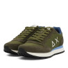 Sabatilles esportives Sun68 tom militare naylon con suede