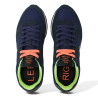Zapatillas deportivas Sun68 tom fluo navy blue nylon con suede