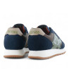 Zapatillas deportivas Sun68 jacki bicolor navy blue nylon con suede