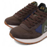 Sabatilles esportives Sun68 jacki bicolor brown nylon amb suede