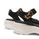 SANDALIA DEPORTIVA DE PLATAFORMA NEGRO LEOPARDO NAOMI PORRONET - Querol online