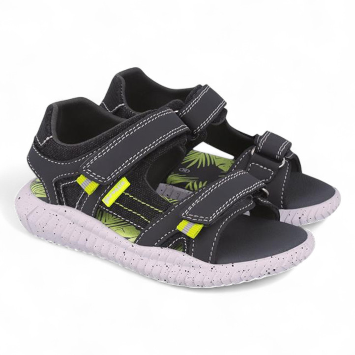 SANDALIAS GARVALIN DE NIñO GRIS 252878B - Querol online