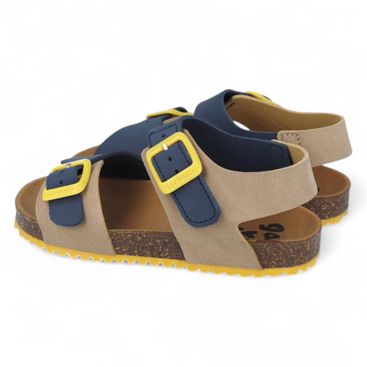 SANDALIAS GARVALIN DE NIñO BEIGE 252474B - Querol online