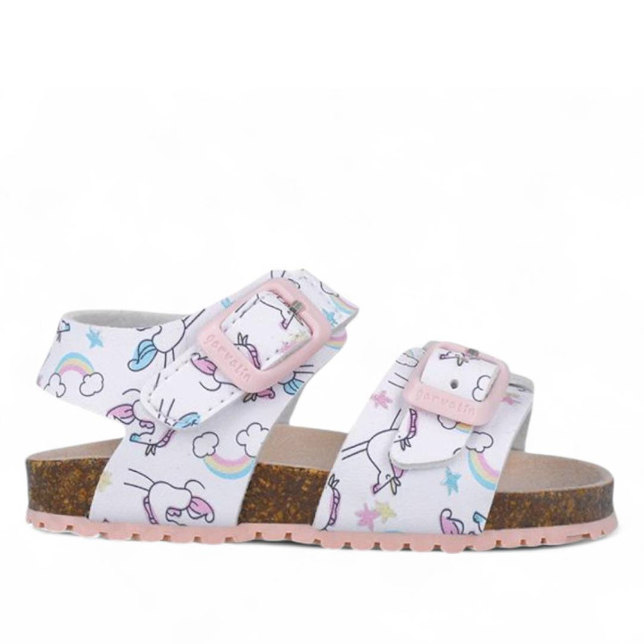 SANDALIAS GARVALIN DE NIñA BLANCO 252463B - Querol online
