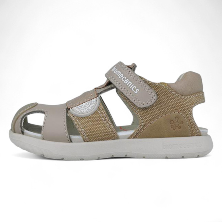 ZAPATOS BIOMECANICS DE NIñO TAUPE 252214B - Querol online