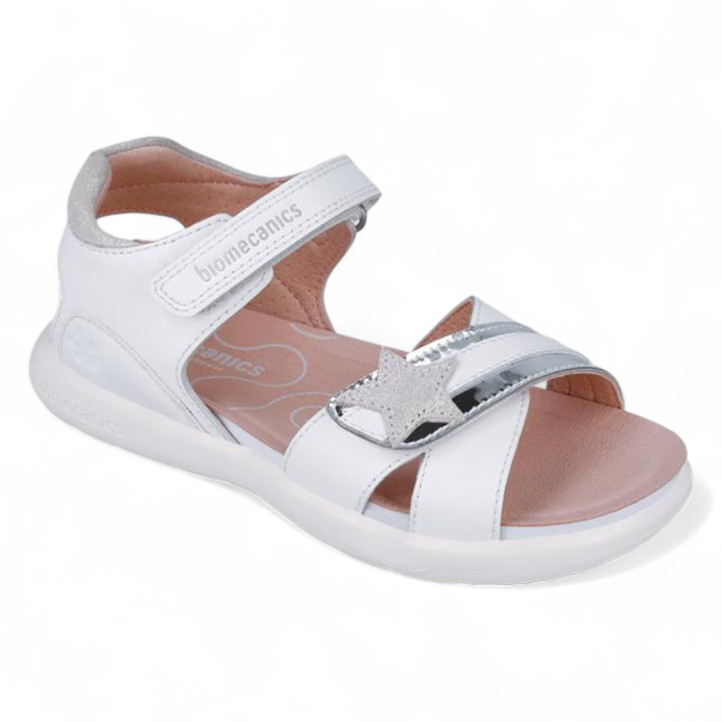 SANDALIAS BIOMECANICS DE NIñA BLANCO 252244B - Querol online