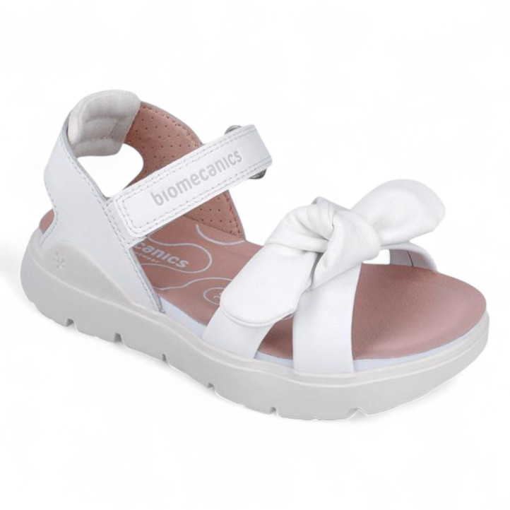SANDALIAS BIOMECANICS DE NIñA BLANCO 252225B - Querol online