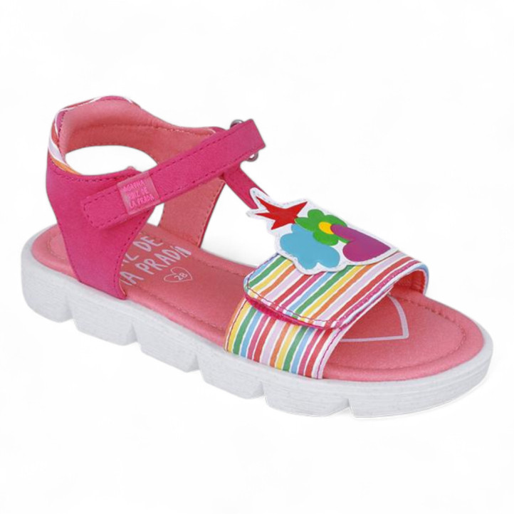 SANDALIAS AGATHA RUIZ DE LA PRADA DE NIñA MULTICOLOR 252971B - Querol online