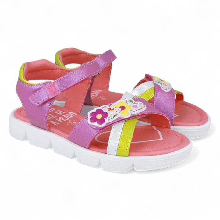 SANDALIAS AGATHA RUIZ DE LA PRADA DE NIñA FUXIA 252970A - Querol online