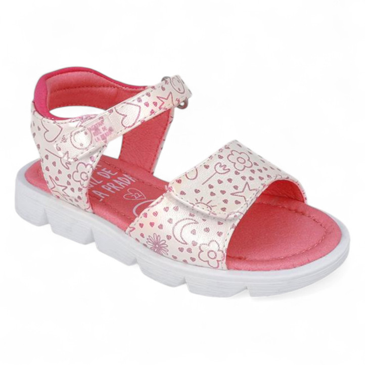 SANDALIAS AGATHA RUIZ DE LA PRADA DE NIñA BLANCO 252926A - Querol online