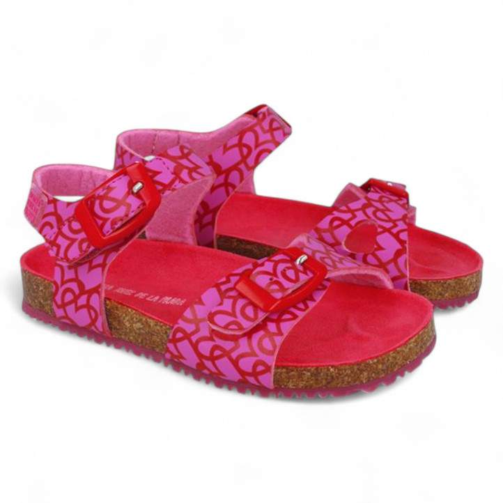 SANDALIAS AGATHA RUIZ DE LA PRADA DE NIñA FUXIA 252944A - Querol online