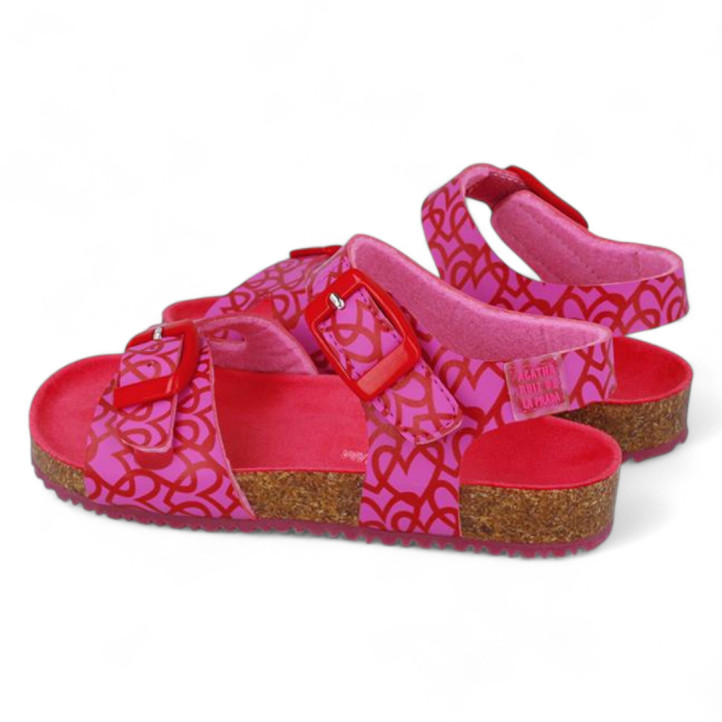 SANDALIAS AGATHA RUIZ DE LA PRADA DE NIñA FUXIA 252944A - Querol online