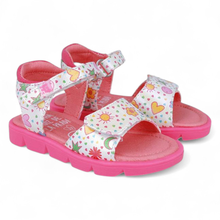 SANDALIAS AGATHA RUIZ DE LA PRADA DE NIñA BLANCO 252927A - Querol online