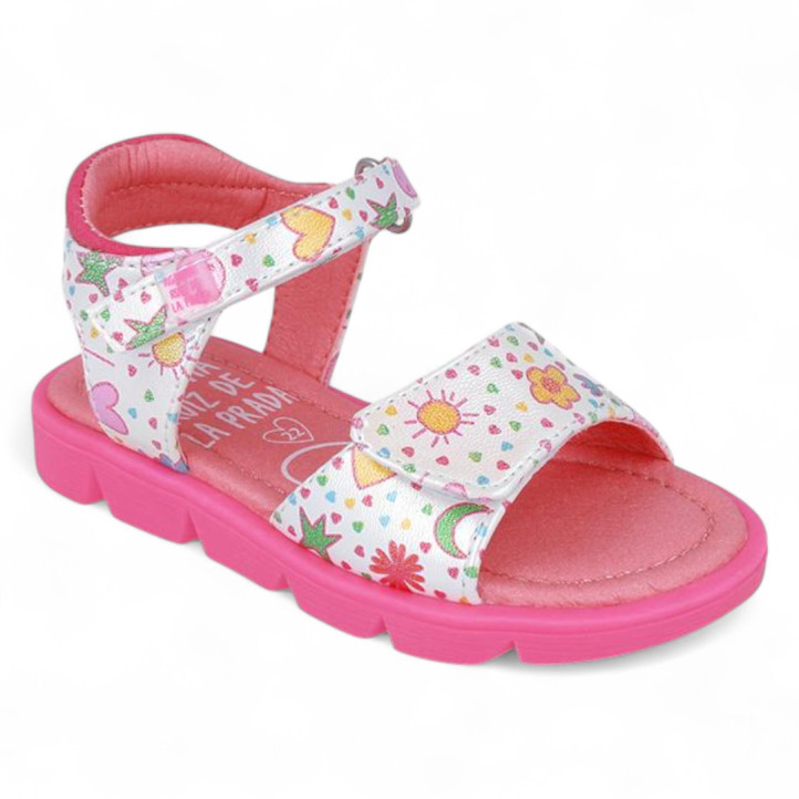 SANDALIAS AGATHA RUIZ DE LA PRADA DE NIñA BLANCO 252927A - Querol online