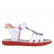 SANDALIAS AGATHA RUIZ DE LA PRADA DE NIñA BLANCO 252963A - Querol online