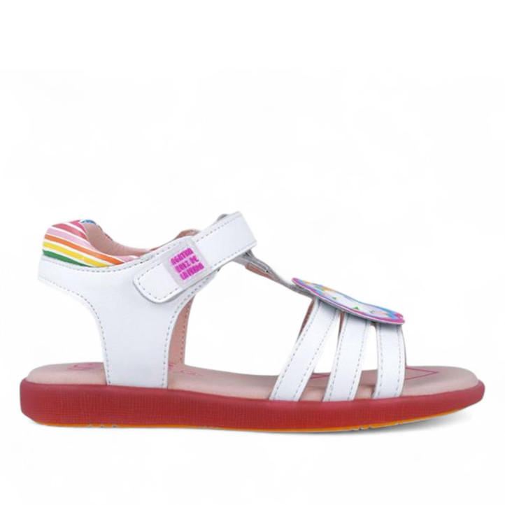 SANDALIAS AGATHA RUIZ DE LA PRADA DE NIñA BLANCO 252963A - Querol online