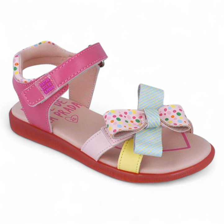 SANDALIAS AGATHA RUIZ DE LA PRADA DE NIñA FUXIA 252962A - Querol online