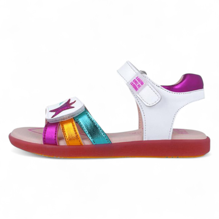 SANDALIAS AGATHA RUIZ DE LA PRADA DE NIñA BLANCO 252960B - Querol online