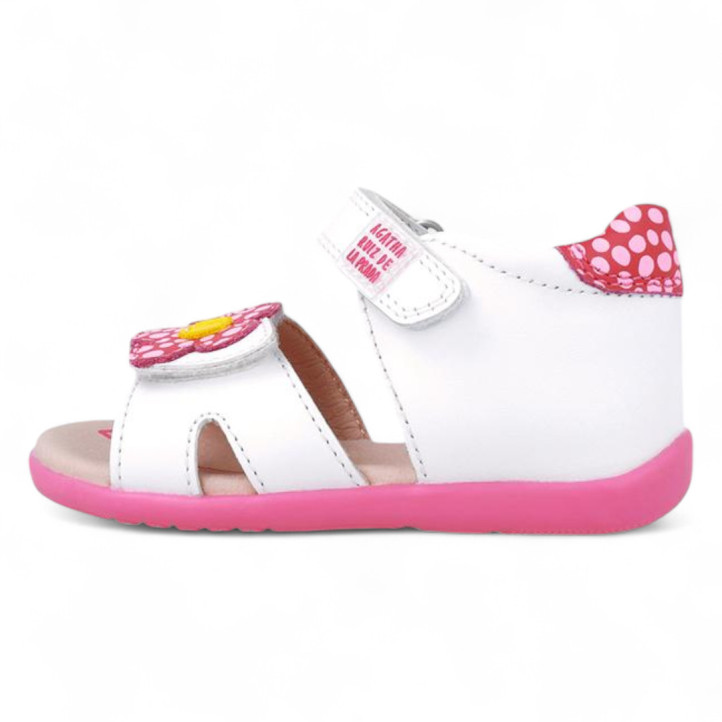 SANDALIAS AGATHA RUIZ DE LA PRADA DE NIñA BLANCO 252901A - Querol online