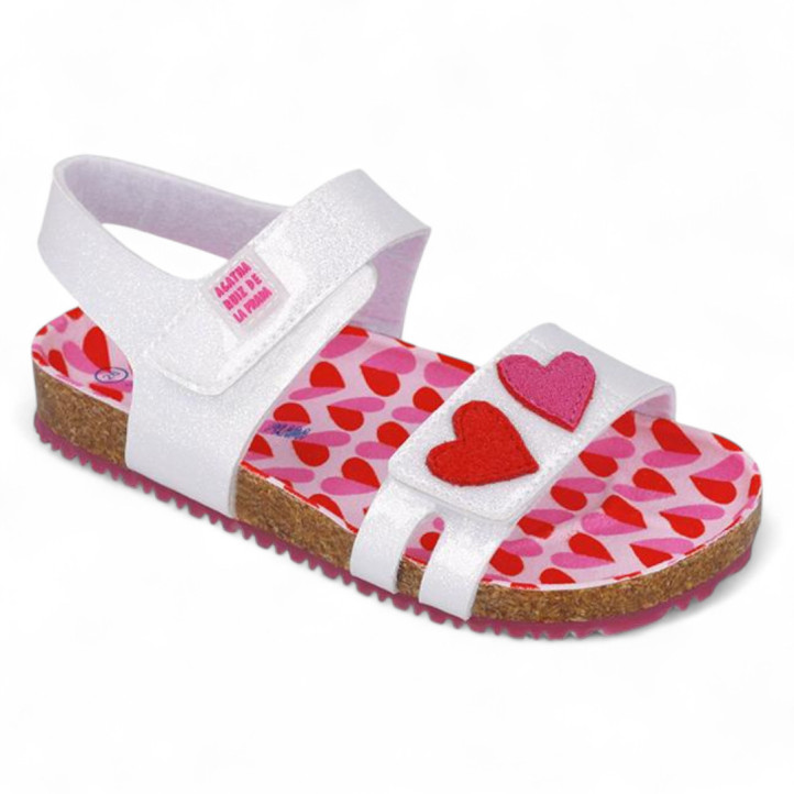 SANDALIAS AGATHA RUIZ DE LA PRADA DE NIñA BLANCO 252940A - Querol online