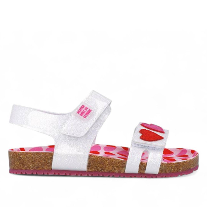SANDALIAS AGATHA RUIZ DE LA PRADA DE NIñA BLANCO 252940A - Querol online