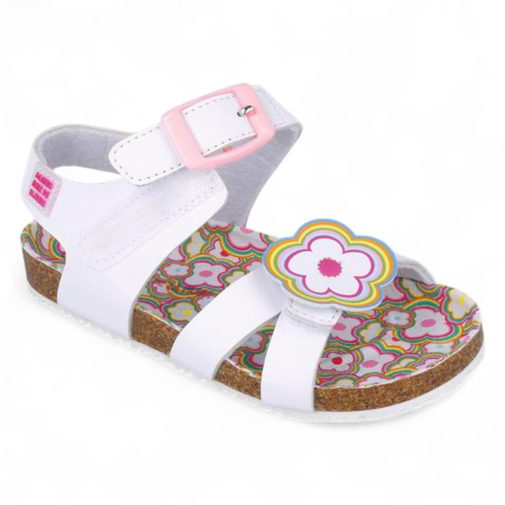 SANDALIAS AGATHA RUIZ DE LA PRADA DE NIñA BLANCO 252941A - Querol online
