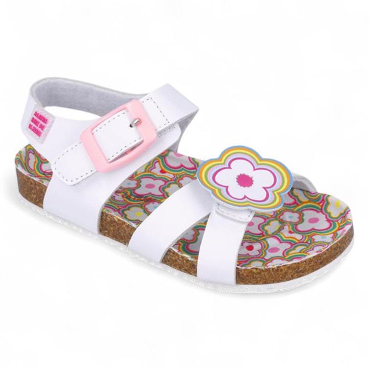 SANDALIAS AGATHA RUIZ DE LA PRADA DE NIñA BLANCO 252941A - Querol online