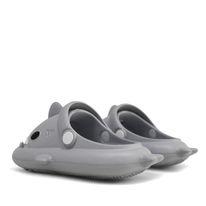 chanclas Nicoboco gris azuladas shark - Querol online