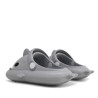 chanclas Nicoboco gris azuladas shark