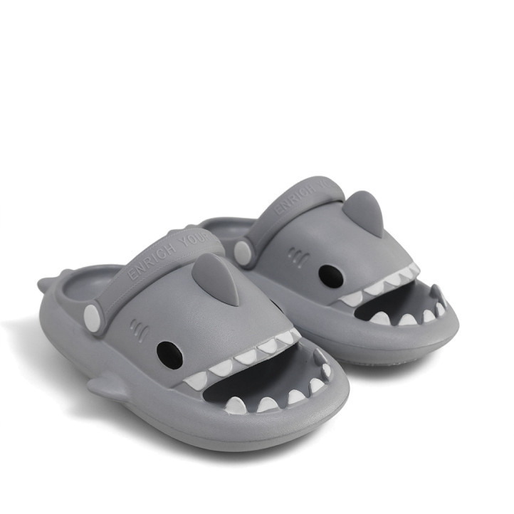 chanclas Nicoboco gris azuladas shark - Querol online